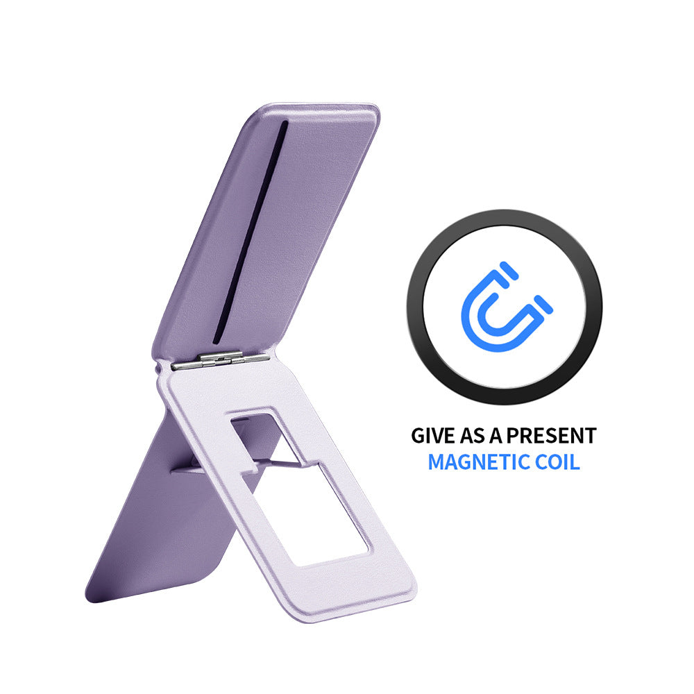 Magnetic phone holder card holder