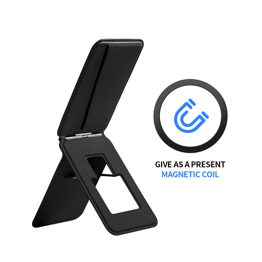Magnetic phone holder card holder