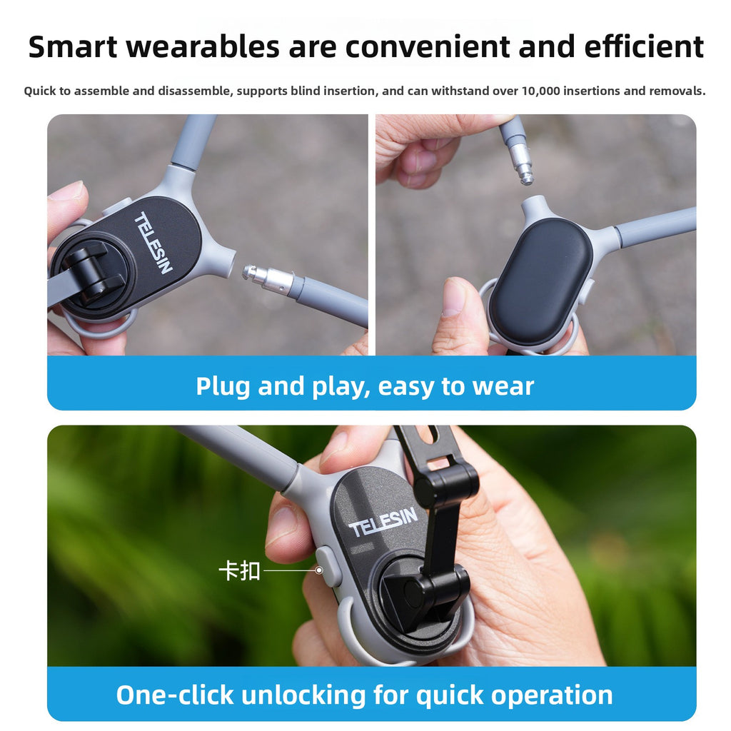 Telesin Magsafe Magnetic Neck Mount for Mobile Phone filming
